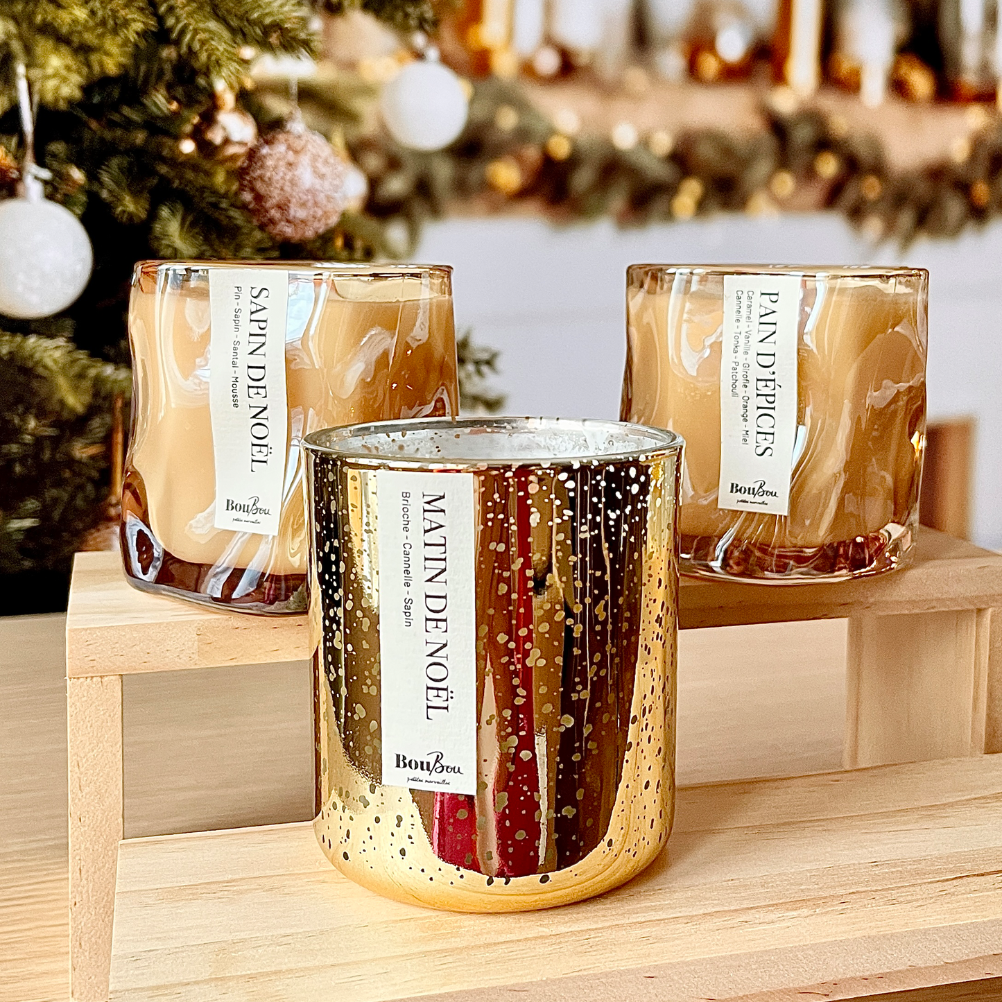 Bougie parfumée "Matin de noël"