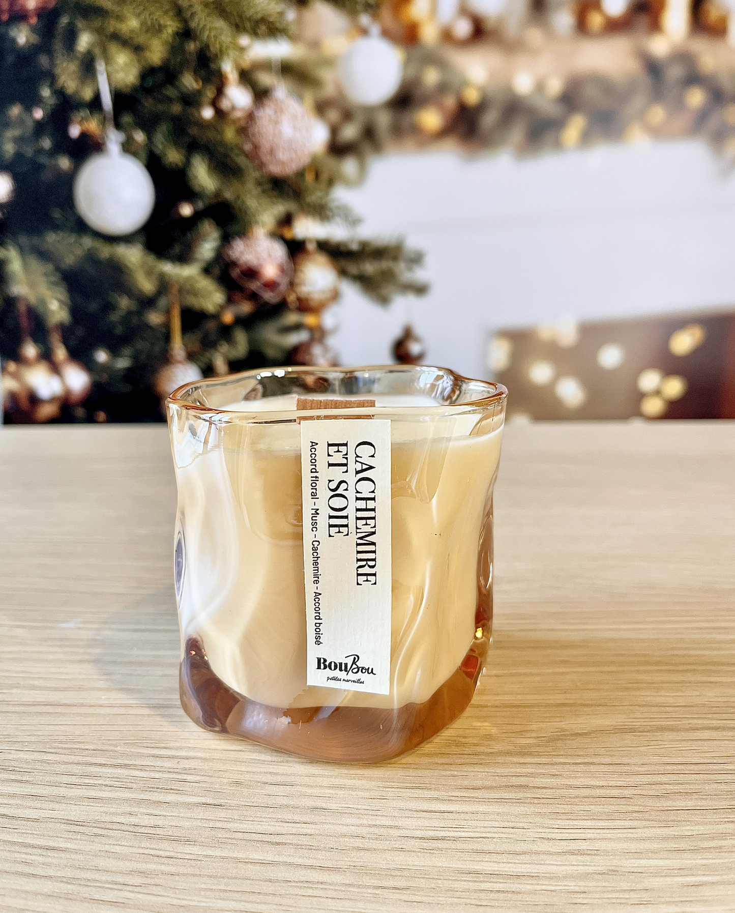 Bougie parfumée "Cachemire et soie"