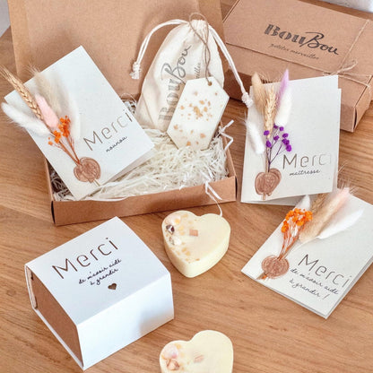 Coffret bougie « merci de m’avoir aidé à grandir »