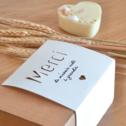 Coffret bougie « merci de m’avoir aidé à grandir »