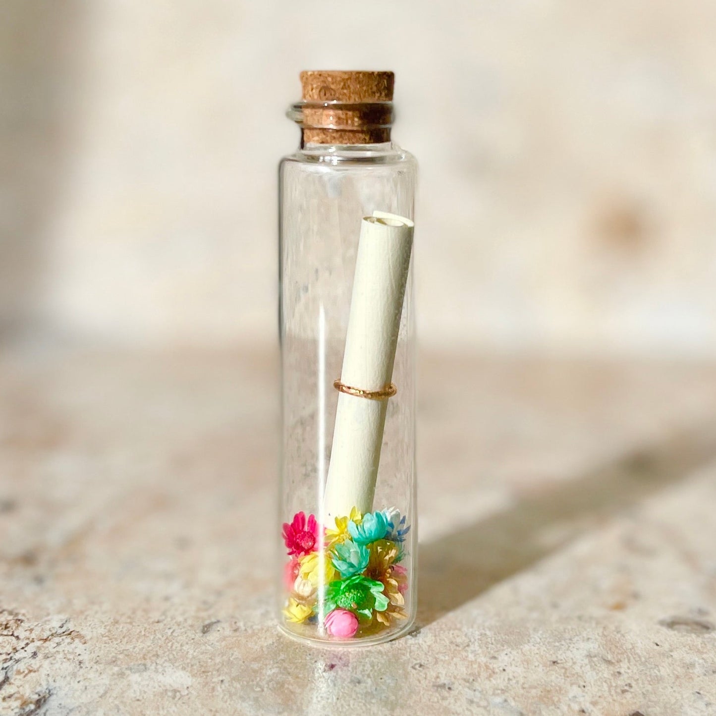 Fiole Messagère – Annonce & Message Personnalisé