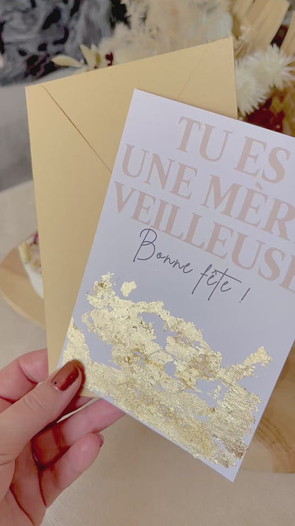 Carte Mère-veilleuse - fête des mères